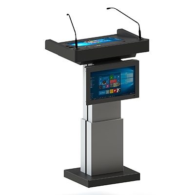 Rednerpult  22", schwarz/weiss, Landscape Rednerpult  22", schwarz/weiss, Landscape