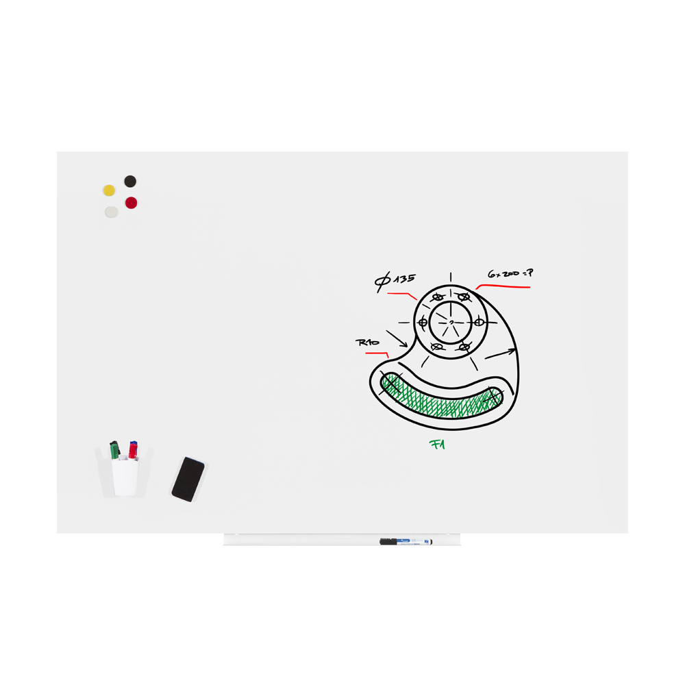 Skinwhiteboard, PE-beschichtet, weiss Skinwhiteboard, PE-beschichtet, weiss