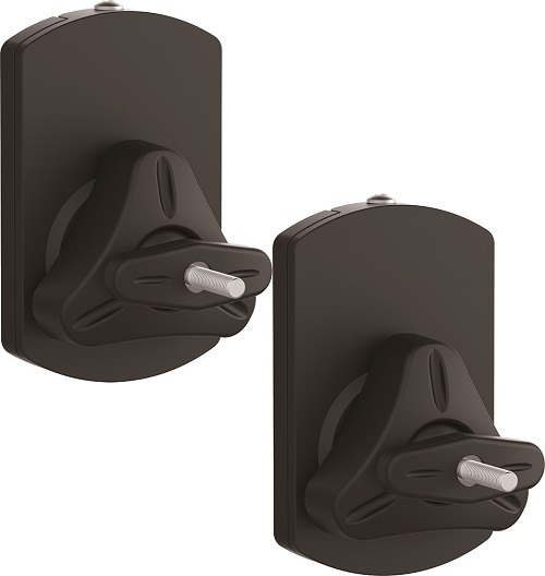 Lautsprecher Wandhalter, Paar, schwarz Lautsprecher Wandhalter, Paar, schwarz