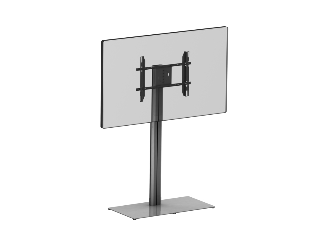 TV Ständer  bis 80", Metall/Aluminium, silber