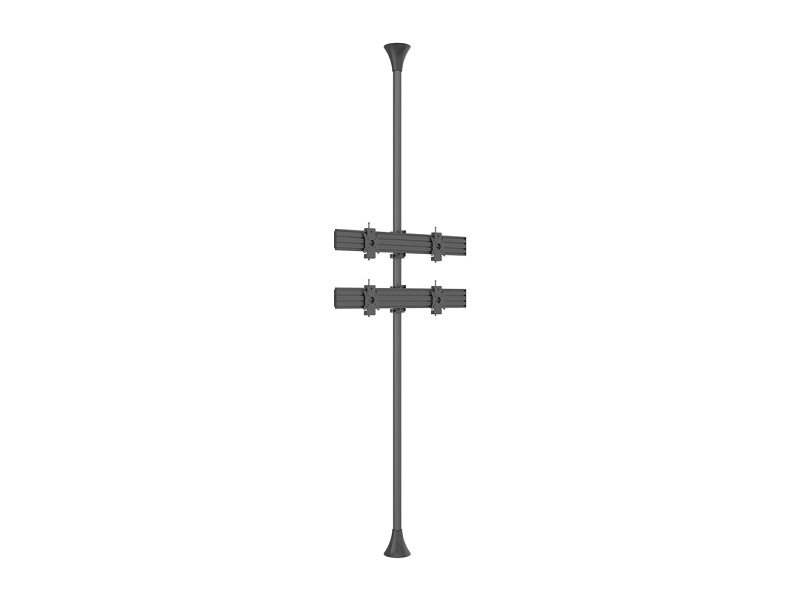 Boden-Deckenhalter 4x, 15"-32", VESA 50x50