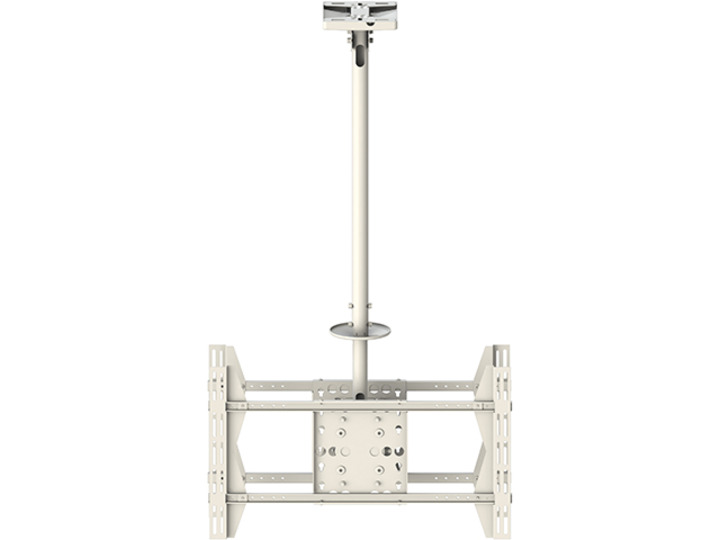 Deckenhalter Back to Back bis 70", Stahl, weiss