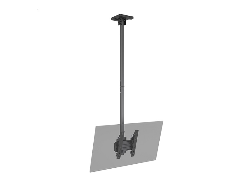 Deckenhalter 1x, 24"-50", schwarz, VESA 100x