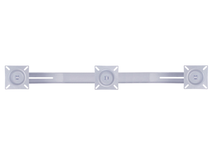3 Fach Halter, 10" - 24", silber, Tragkraft 30 kg
