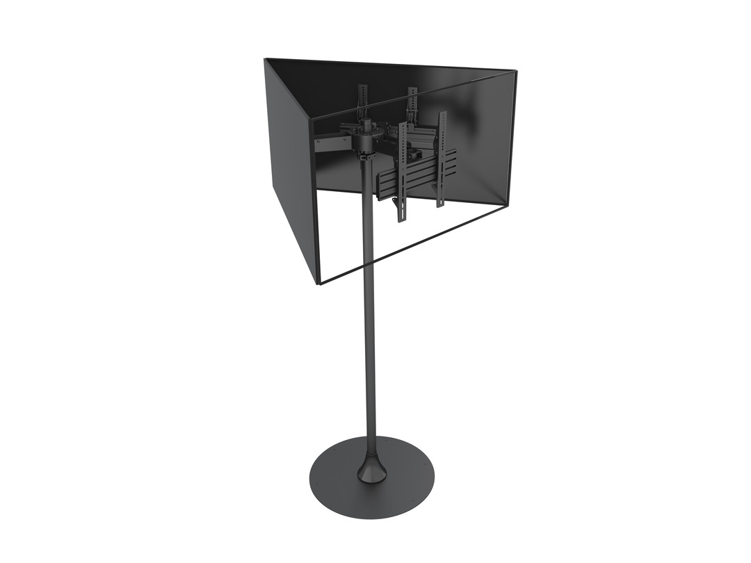 Bodenständer 3x, von 32"-65", Stahl/Aluminium Bodenständer 3x, von 32"-65", Stahl/Aluminium