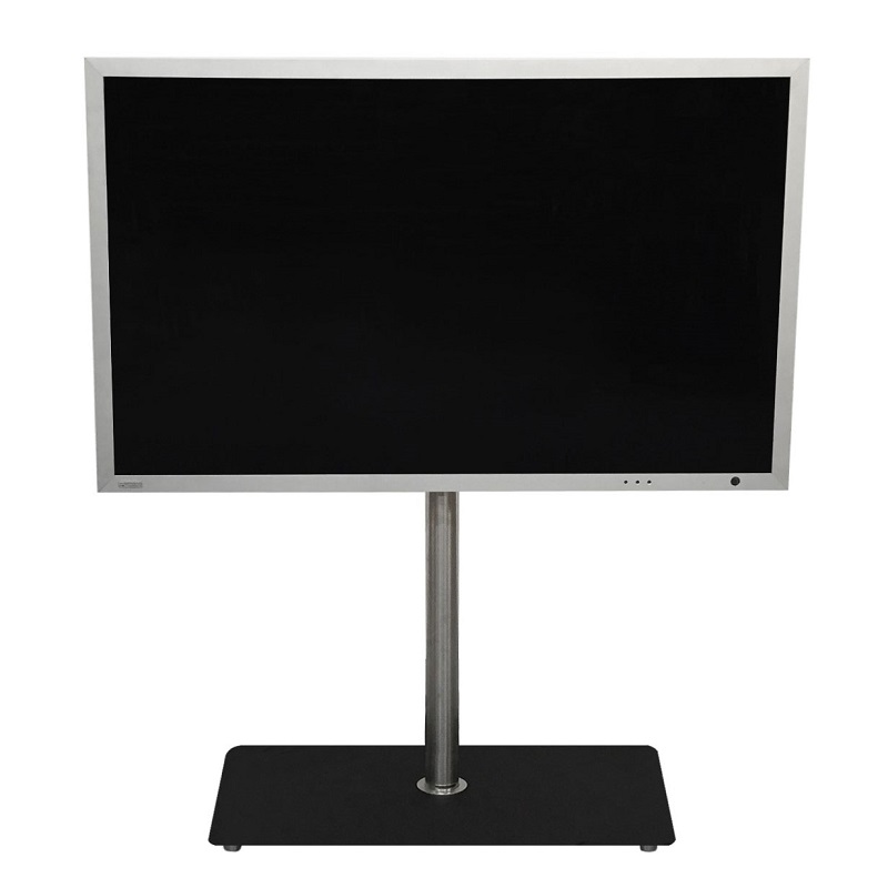 TV Ständer Edelstahl /schwarz, 40-75",