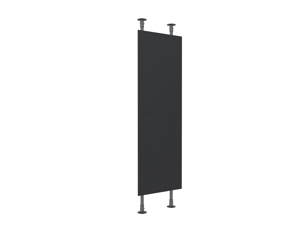 Boden-Deckenhalter mit Dopperrohr, 2 x 55"-75" Boden-Deckenhalter mit Dopperrohr, 2 x 55"-75"