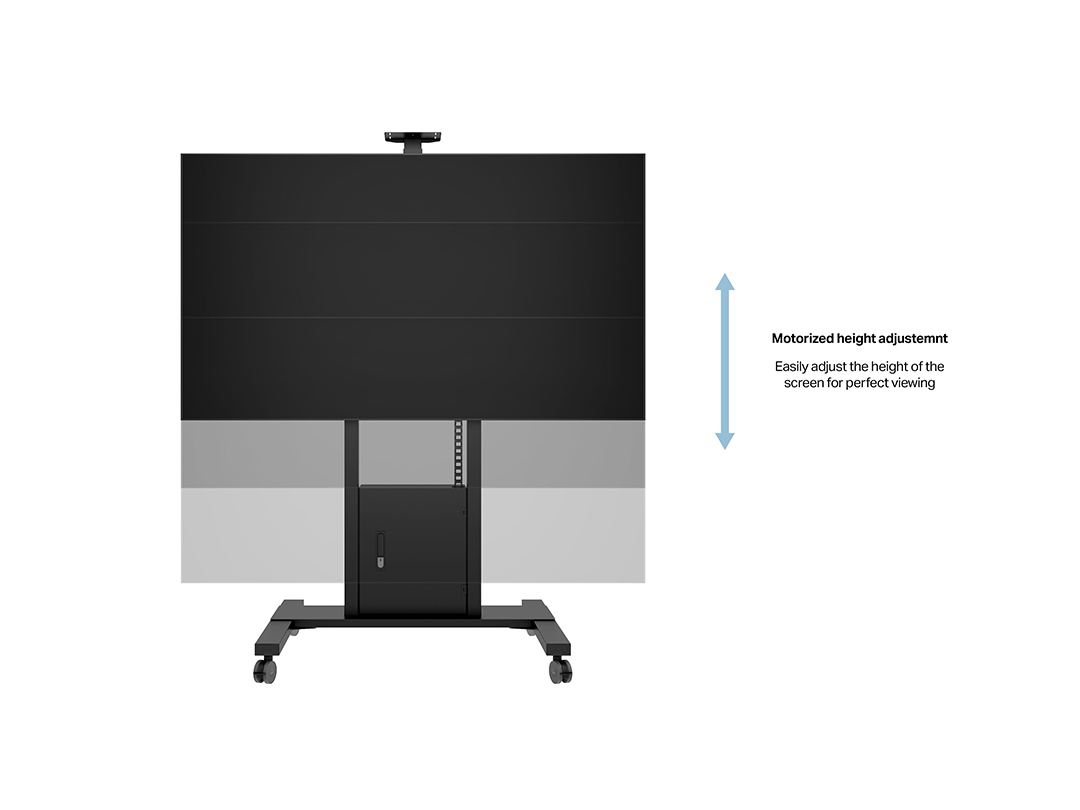 Standfuss elektr, -100", max 120 kg, schwarz Standfuss elektr, -100", max 120 kg, schwarz
