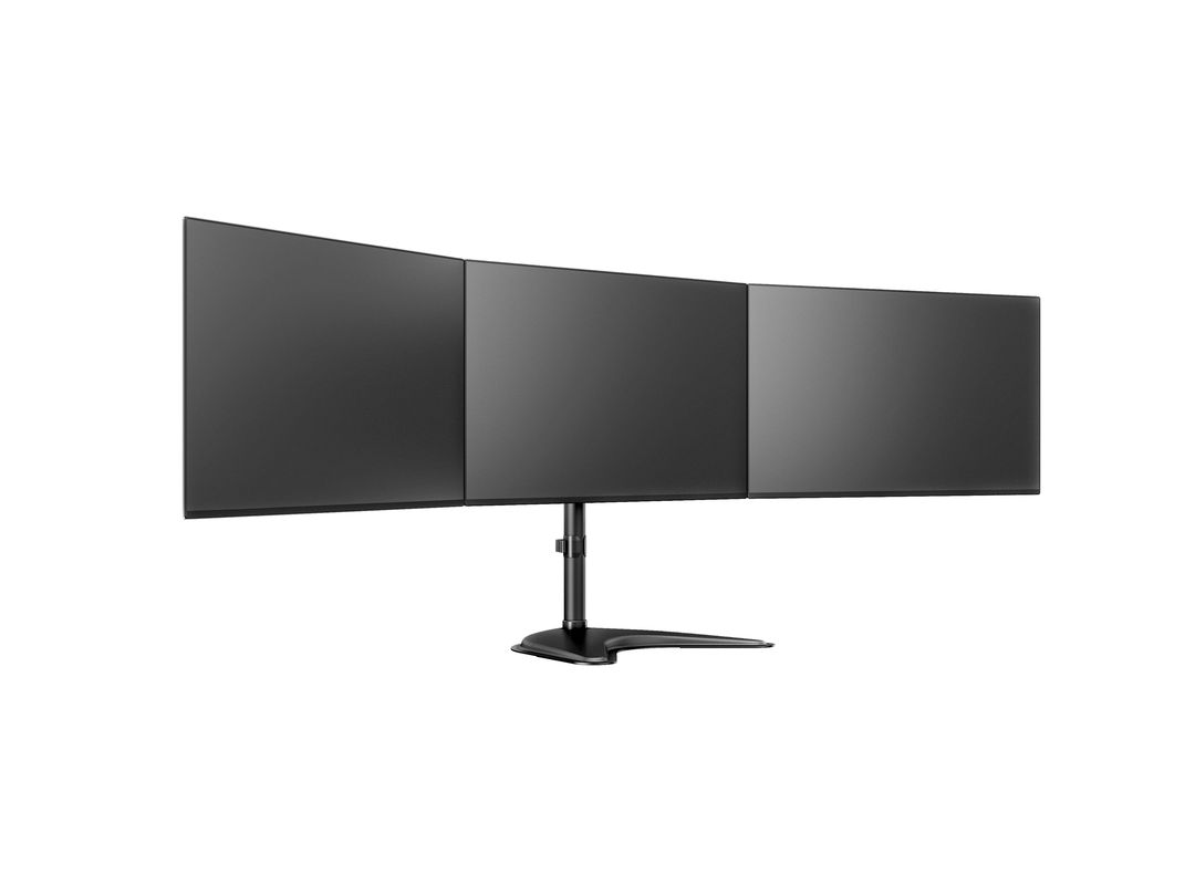 Monitorhalter 15"-27", Metall/Alu, schwarz Monitorhalter 15"-27", Metall/Alu, schwarz