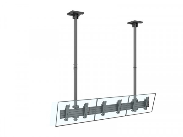 Deckenhalter 3x, 27"-32", schwarz, VESA 100x